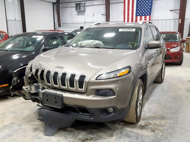 1C4PJLCB7HW623053 - 2017 JEEP CHEROKEE L BROWN photo 2