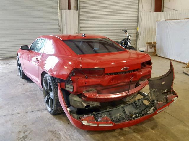 2G1FA1ED5B9169246 - 2011 CHEVROLET CAMARO LS RED photo 3