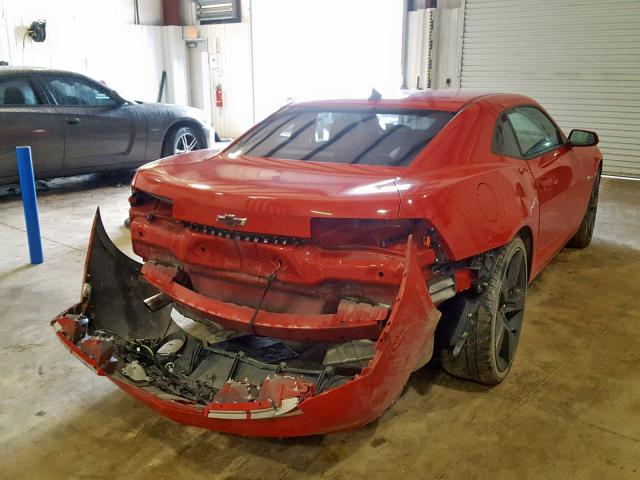 2G1FA1ED5B9169246 - 2011 CHEVROLET CAMARO LS RED photo 4