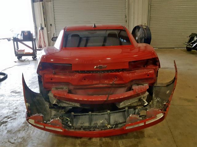 2G1FA1ED5B9169246 - 2011 CHEVROLET CAMARO LS RED photo 9