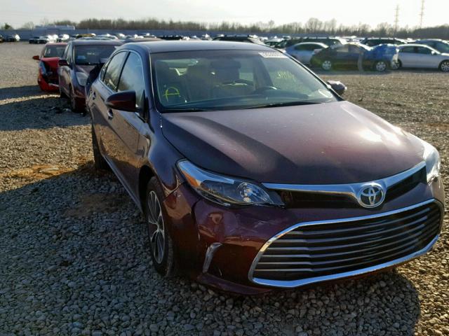 4T1BK1EB3GU241987 - 2016 TOYOTA AVALON XLE MAROON photo 1