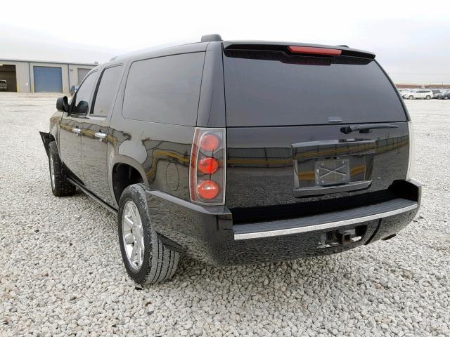 1GKFK66897J292387 - 2007 GMC YUKON XL D BLACK photo 3