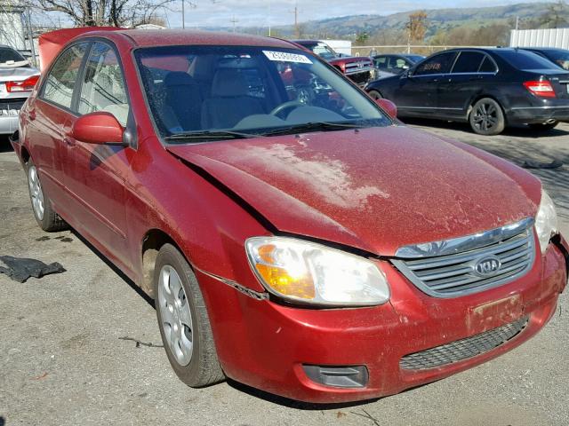 KNAFE122585533747 - 2008 KIA SPECTRA EX RED photo 1