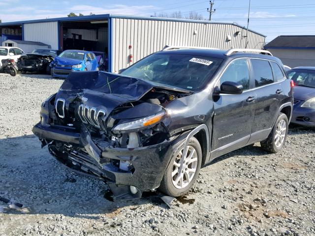 1C4PJLCB0FW694754 - 2015 JEEP CHEROKEE L BLACK photo 2