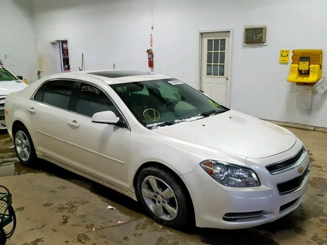 1G1ZC5E12BF330034 - 2011 CHEVROLET MALIBU 1LT WHITE photo 1
