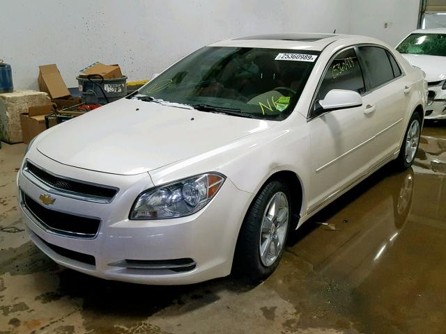 1G1ZC5E12BF330034 - 2011 CHEVROLET MALIBU 1LT WHITE photo 2
