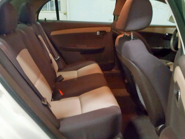 1G1ZC5E12BF330034 - 2011 CHEVROLET MALIBU 1LT WHITE photo 6