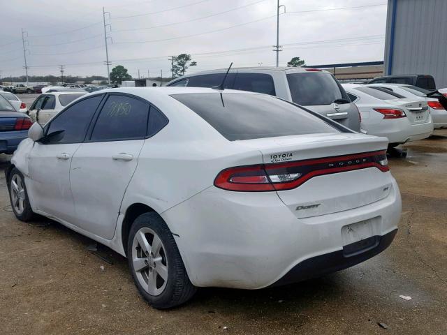 1C3CDFBB0GD555122 - 2016 DODGE DART SXT WHITE photo 3