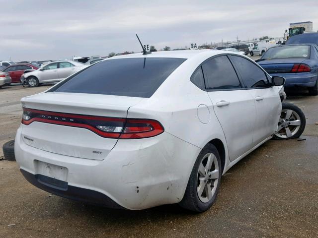 1C3CDFBB0GD555122 - 2016 DODGE DART SXT WHITE photo 4