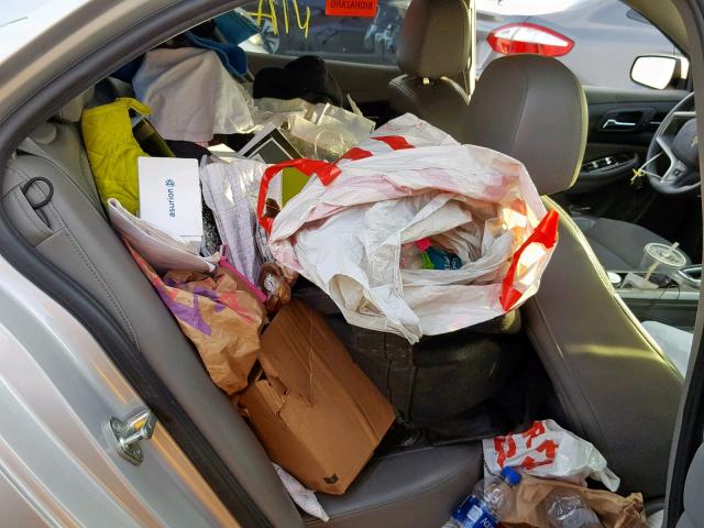 1G11D5RRXDF122044 - 2013 CHEVROLET MALIBU 1LT 银色 照片 6