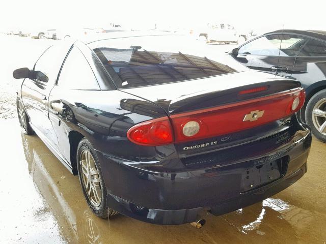 1G1JH12FX47231756 - 2004 CHEVROLET CAVALIER L BLACK photo 3