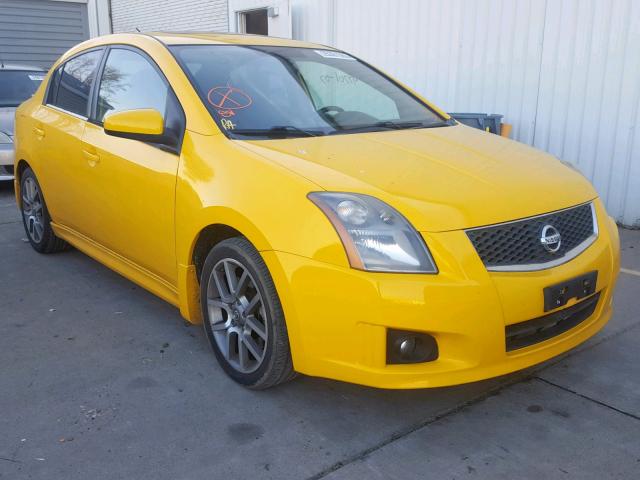 3N1CB61E07L693334 - 2007 NISSAN SENTRA SE- YELLOW photo 1