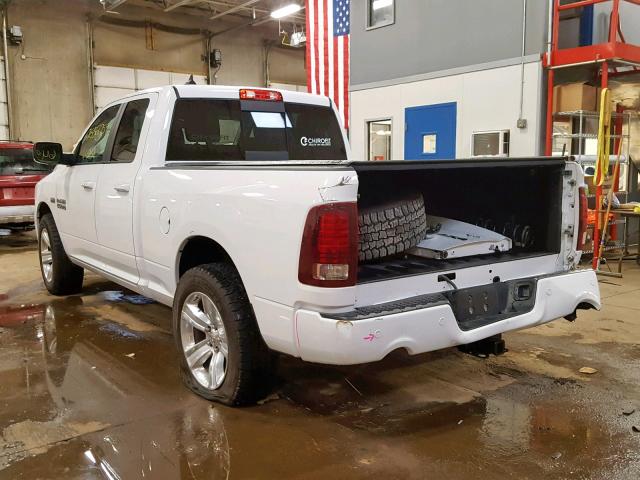 1C6RR7HT6ES243724 - 2014 RAM 1500 SPORT WHITE photo 3