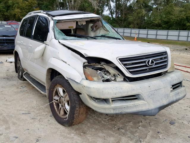 JTJBT20X440041940 - 2004 LEXUS GX 470 WHITE photo 1