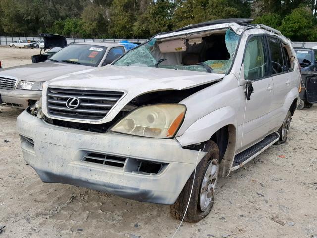 JTJBT20X440041940 - 2004 LEXUS GX 470 WHITE photo 2