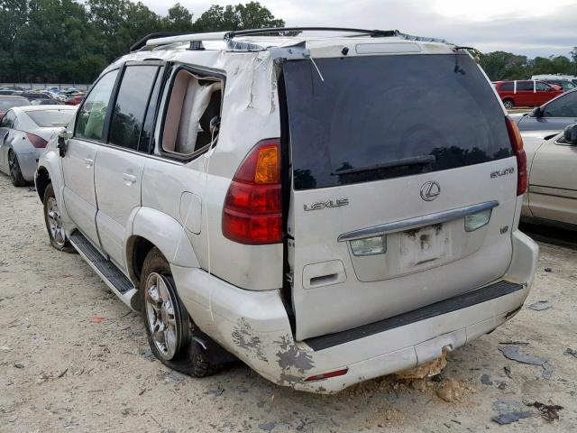 JTJBT20X440041940 - 2004 LEXUS GX 470 WHITE photo 3