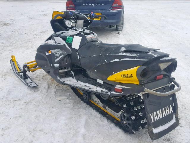 JYE8GU0067A001772 - 2007 YAMAHA SNOWMOBILE BLACK photo 3