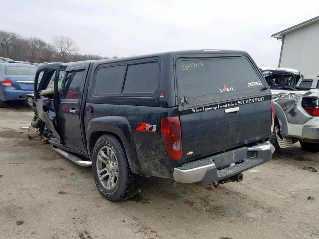 1GCDS136948203669 - 2004 CHEVROLET COLORADO BLACK photo 3