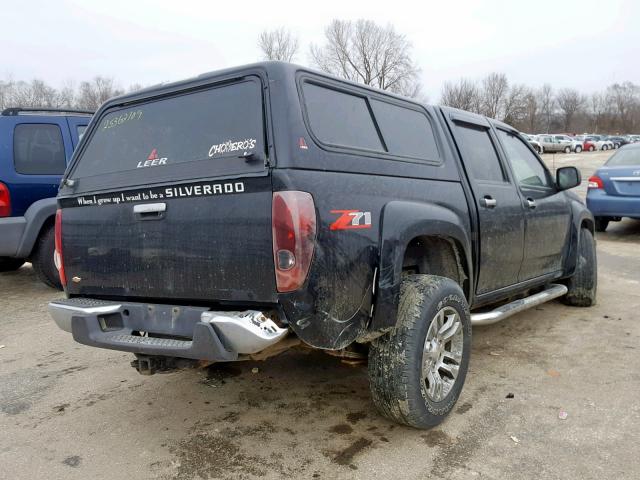 1GCDS136948203669 - 2004 CHEVROLET COLORADO BLACK photo 4