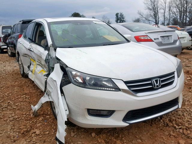 1HGCR2F84EA231837 - 2014 HONDA ACCORD EXL WHITE photo 1