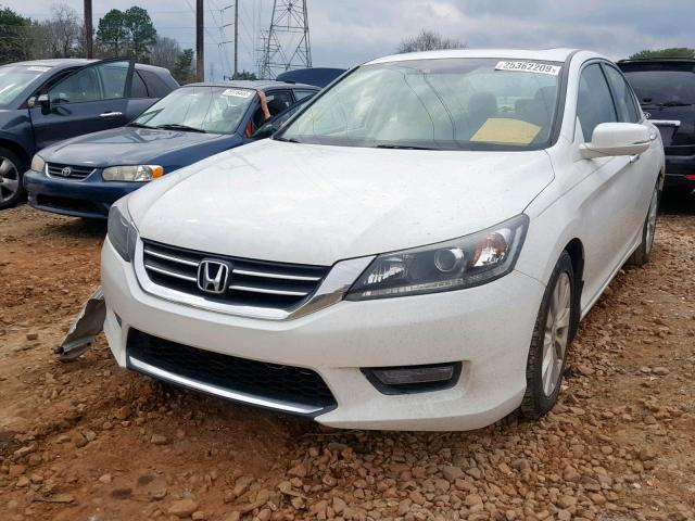 1HGCR2F84EA231837 - 2014 HONDA ACCORD EXL WHITE photo 2