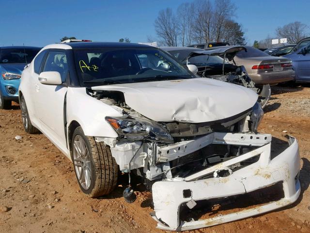 JTKJF5C79D3047842 - 2013 TOYOTA SCION TC WHITE photo 1