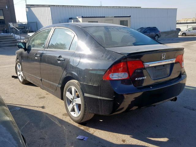 19XFA1F6XBE042386 - 2011 HONDA CIVIC LX-S Սև լուսանկար 3