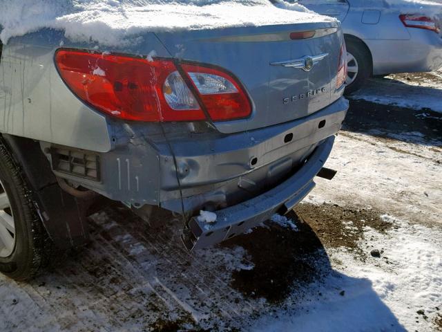 1C3LC46J58N294798 - 2008 CHRYSLER SEBRING LX SILVER photo 9