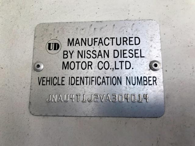 JNAU4T1J2VA304014 - 1997 NISSAN DIESEL UD1400 BLACK photo 6