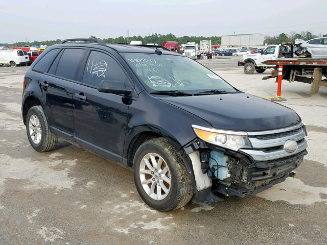 2FMDK3GC6DBE18043 - 2013 FORD EDGE SE BLACK photo 1