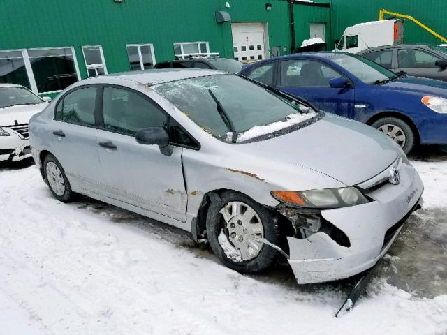 2HGFA16397H032502 - 2007 HONDA CIVIC DX SILVER photo 1