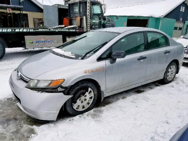 2HGFA16397H032502 - 2007 HONDA CIVIC DX SILVER photo 2