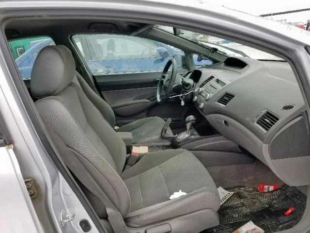 2HGFA16397H032502 - 2007 HONDA CIVIC DX SILVER photo 5