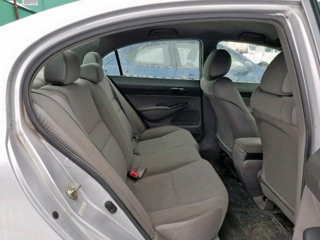 2HGFA16397H032502 - 2007 HONDA CIVIC DX SILVER photo 6