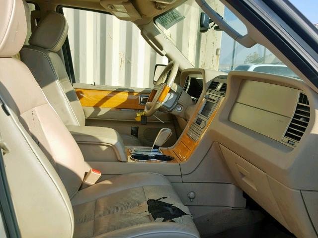 5LMFU27567LJ13643 - 2007 LINCOLN NAVIGATOR CREAM photo 5