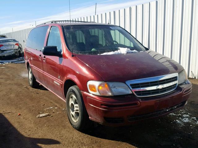 1GNDX13E02D232627 - 2002 CHEVROLET VENTURE LU MAROON photo 1