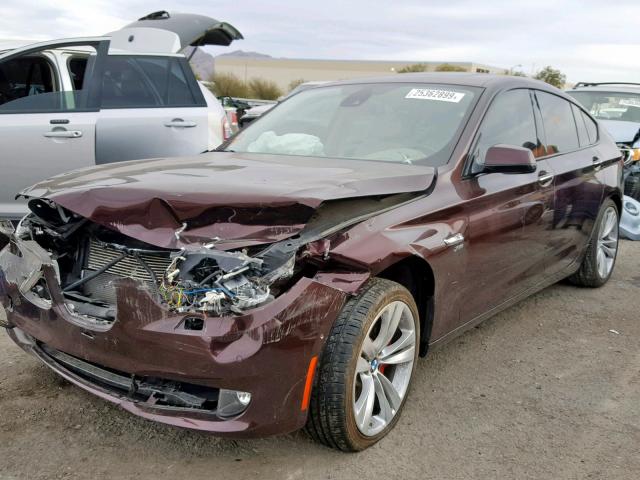 WBASP4C56BC341758 - 2011 BMW 550 XIGT PURPLE photo 2