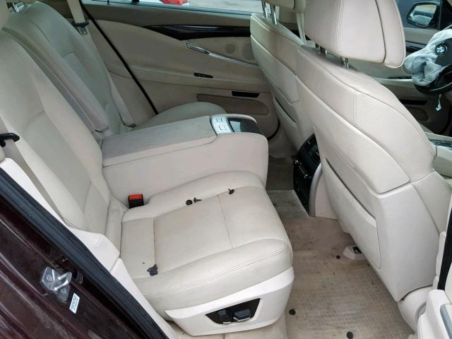 WBASP4C56BC341758 - 2011 BMW 550 XIGT PURPLE photo 6