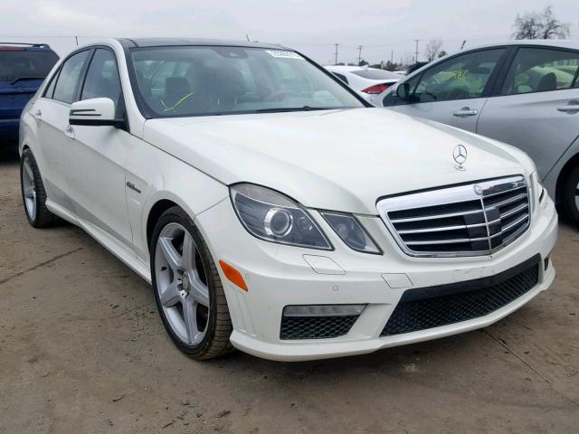 WDDHF7HB0AA005460 - 2010 MERCEDES-BENZ E 63 AMG WHITE photo 1