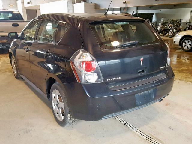 5Y2SP67869Z471193 - 2009 PONTIAC VIBE BLACK photo 3