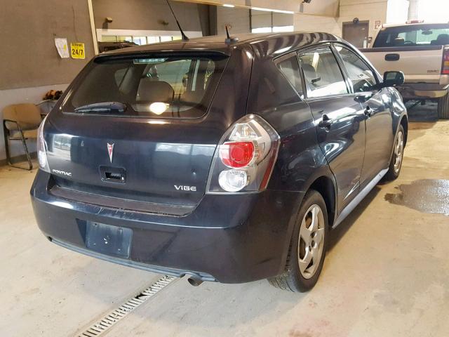 5Y2SP67869Z471193 - 2009 PONTIAC VIBE BLACK photo 4