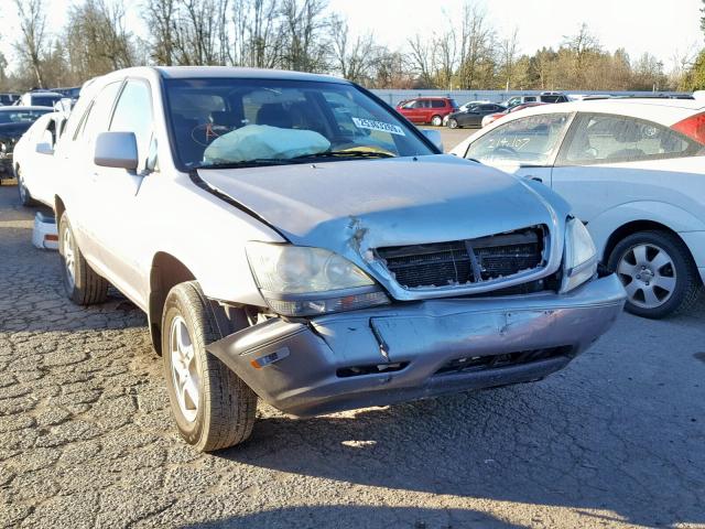 JTJHF10U130314977 - 2003 LEXUS RX 300 SILVER photo 1