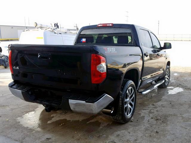 5TFDW5F13JX699338 - 2018 TOYOTA TUNDRA CRE BLACK photo 4