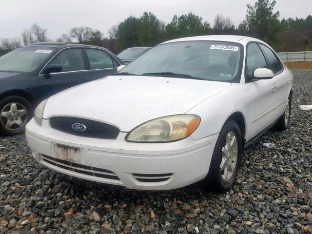 1FAFP56U06A122640 - 2006 FORD TAURUS SEL WHITE photo 2