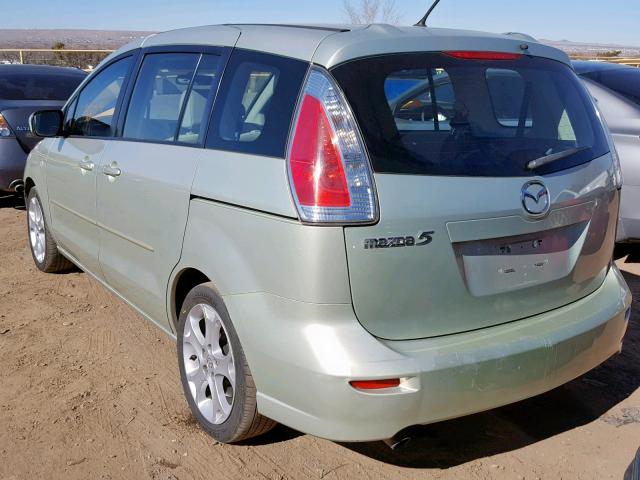 JM1CR293280313025 - 2008 MAZDA 5 GREEN photo 3