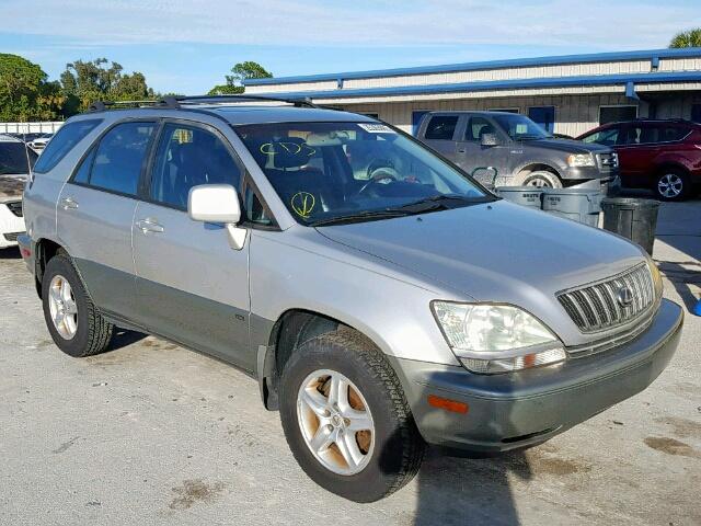 JTJGF10U110116537 - 2001 LEXUS RX 300 SILVER photo 2