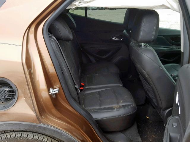 KL4CJCSB6GB553593 - 2016 BUICK ENCORE BROWN photo 6