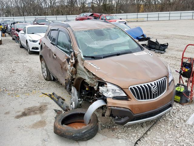 KL4CJCSB6GB553593 - 2016 BUICK ENCORE BROWN photo 9