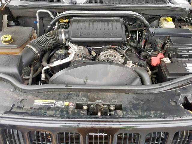 1J8HH48N76C157186 - 2006 JEEP COMMANDER BLACK photo 7