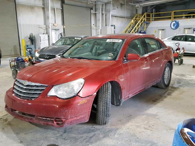 1C3LC56J28N138661 - 2008 CHRYSLER SEBRING TO MAROON photo 2